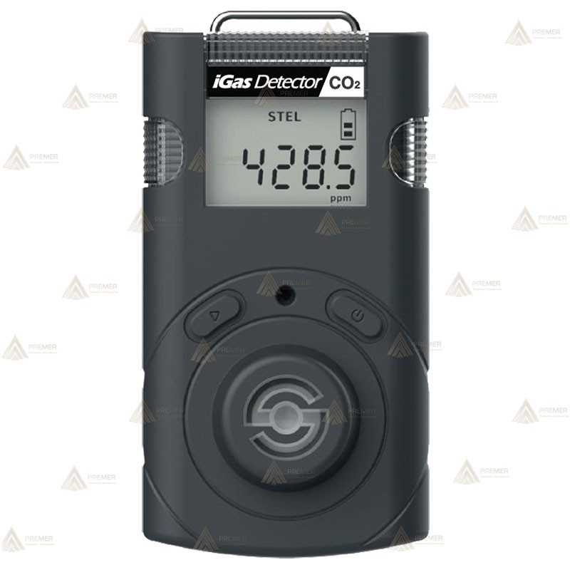 Detector monogás reutilizable con cambio de sensor y batería para Dióxido de Carbono (CO2)