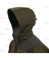 Chaqueta elástica de entretiempo con capucha para caza