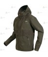 Chaqueta impermeable de entretiempo con capucha para caza