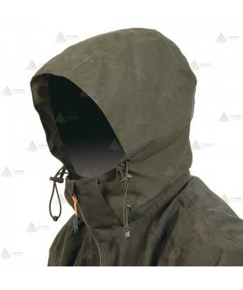 Chaqueta impermeable de entretiempo con capucha para caza
