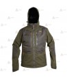 Chaqueta ligera e impermeable con refuerzos para caza y pesca