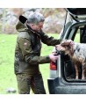 Chaqueta ligera e impermeable con refuerzos para caza y pesca