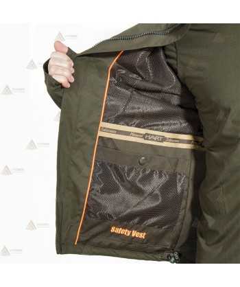 Chaqueta ligera e impermeable con refuerzos para caza y pesca