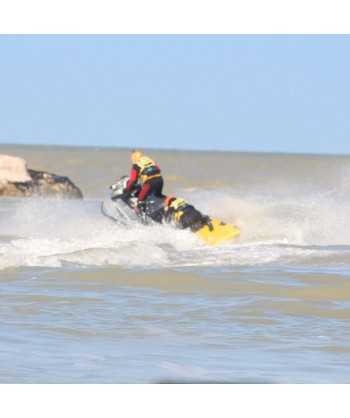 Trineo hinchable para rescate acuático con moto de agua