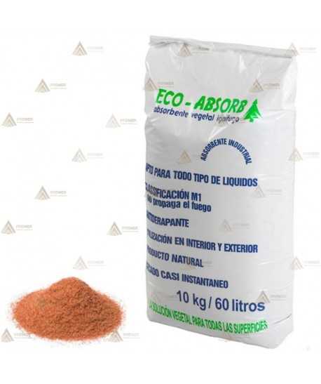 Granulado absorbente vegetal ignífugo para todo tipo de vertidos