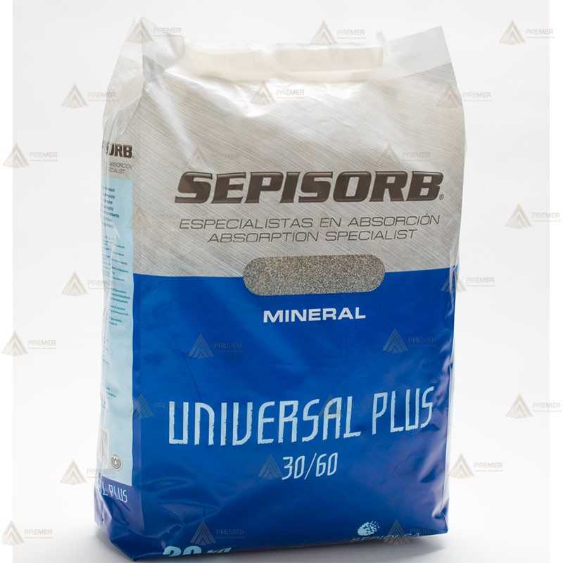 Absorbente universal granulado de Sepiolita 30/60 para derrames peligrosos