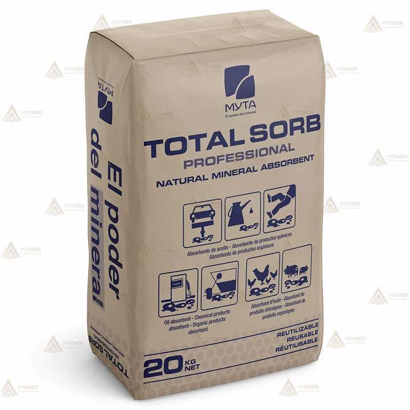 Absorbente universal granulado de Sepiolita 30/100 para derrames