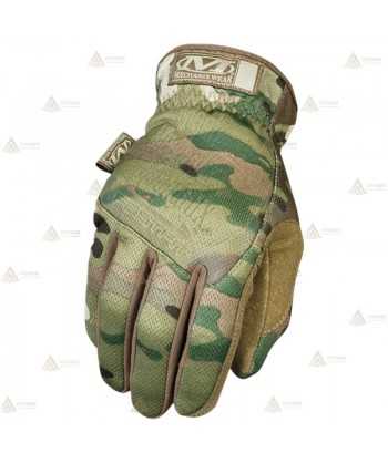 Guantes tácticos camuflaje kaki elásticos y resistentes