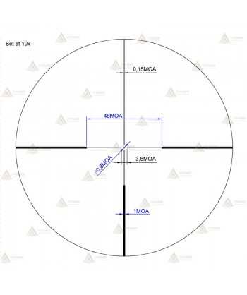 Visor AVISTAR 2-16x50 R.I. para la caza