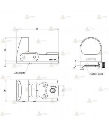 Visor punto rojo KAHLES Helia RD