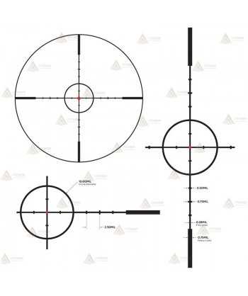 Visor LEUPOLD Mark 3HD 1.5-4x20 FireDot SPR ilum. para caza