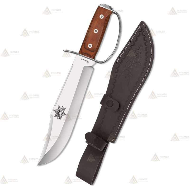 Cuchillo rematador de caza con defensa (25 cm)