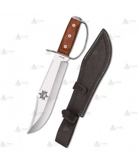 Cuchillo rematador de caza con defensa (25 cm)