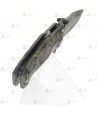Navaja táctica K25 modelo Mohican II hoja de 7,8 cm color Camo Verde