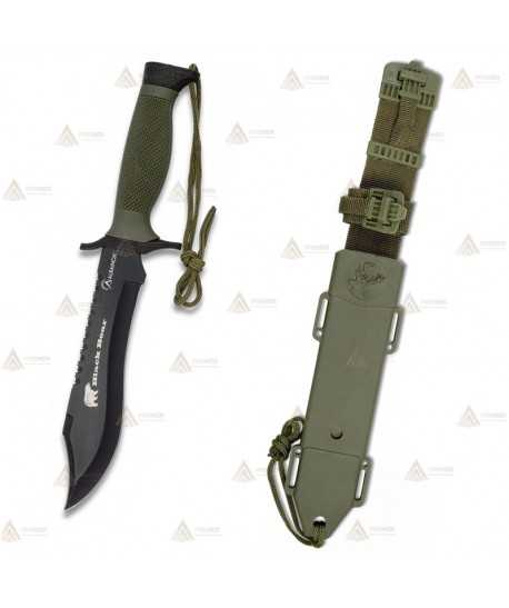 Cuchillo rematador de caza con defensa (18,3 cm)