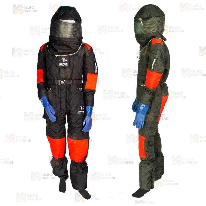 Buzo homologado de cordura para avispa asiática o velutina