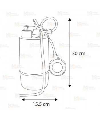 Electro bomba sumergible monofásica para aguas sucias (0,75 KW, 1 HP)