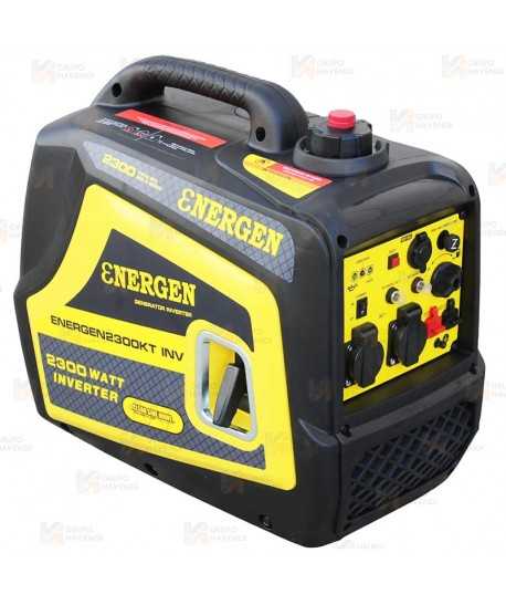 Grupo electrógeno monofásico inverter a gasolina (2.300W)