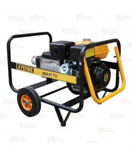 Grupo electrógeno trifásico a gasolina con arranque eléctrico  (8 KVA/6.400W)