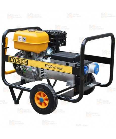 Grupo electrógeno monofásico a gasolina con arranque eléctrico (8 KVA / 6.400W)