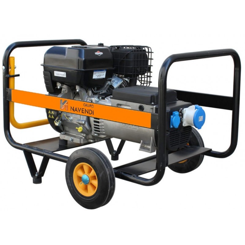 Grupo electrógeno monofásico a gasolina con arranque eléctrico (9 KVA/7.100W)