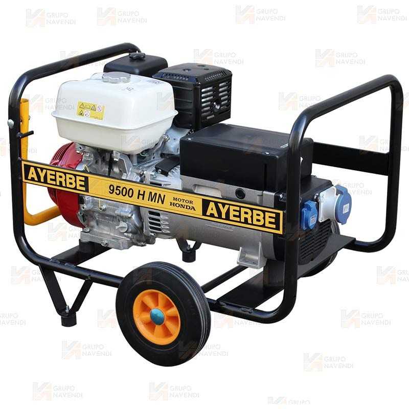 Grupo electrógeno monofásico Honda a gasolina (9,5 KVA / 7.000W)