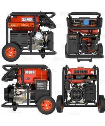Generador a gasolina 4T (230V / 7.000W) con arranque por fallo de red
