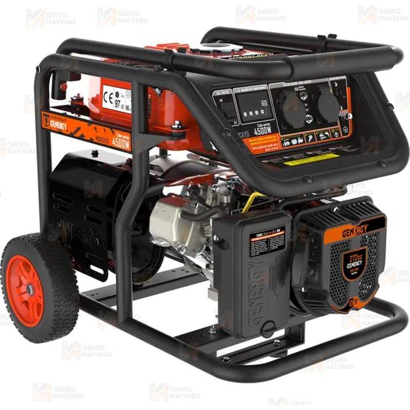 Generador monofásico económico a gasolina de 4.500W