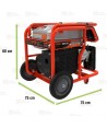 Generador monofásico económico a gasolina de 4.500W