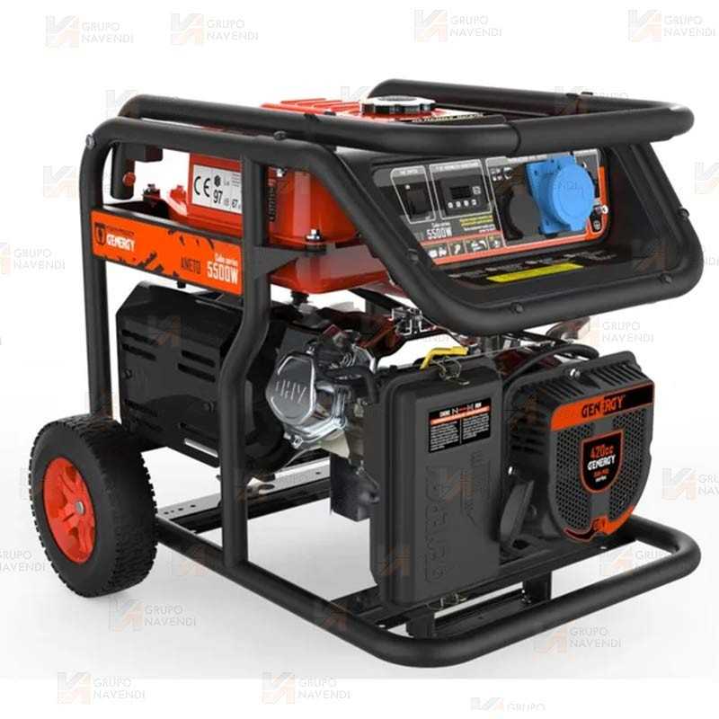 Generador monofásico económico a gasolina de 5.500W