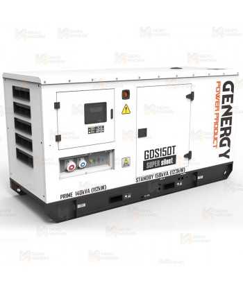 Grupo electrógeno diésel trifásico (158 KVA / 123 KW) Insonorizado
