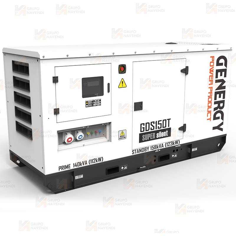 Grupo electrógeno diésel trifásico (158 KVA / 123 KW) Insonorizado