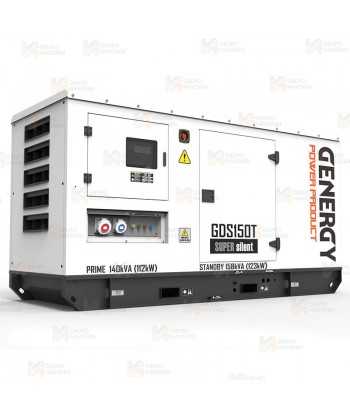 Grupo electrógeno diésel trifásico (158 KVA / 123 KW) Insonorizado