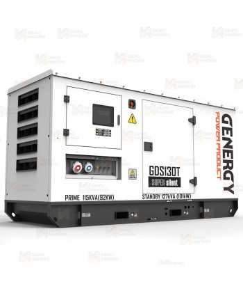 Grupo electrógeno diésel trifásico (127 KVA / 101 KW) Insonorizado