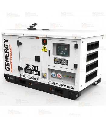 Grupo electrógeno diésel trifásico (20 KVA / 16.000W) Insonorizado