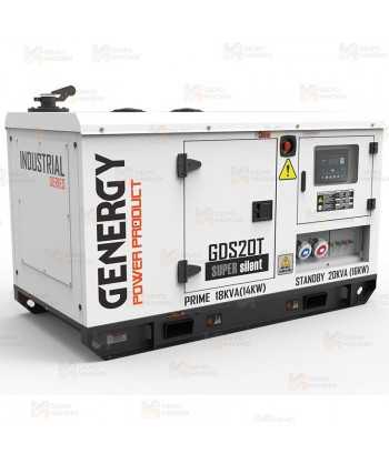Grupo electrógeno diésel trifásico (20 KVA / 16.000W) Insonorizado