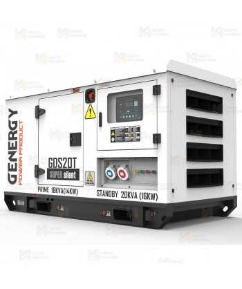 Grupo electrógeno diésel trifásico (20 KVA / 16.000W) Insonorizado
