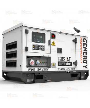 Grupo electrógeno diésel trifásico (14 KVA / 11.000W) Insonorizado