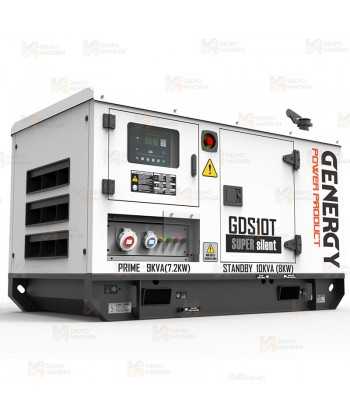 Grupo electrógeno diésel trifásico (10 KVA / 8.000W) Insonorizado