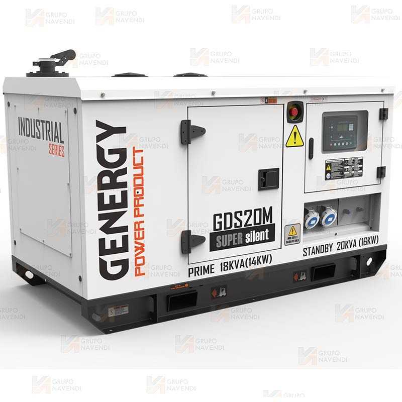Grupo electrógeno diésel monofásico (20 KVA / 16.000W) Insonorizado