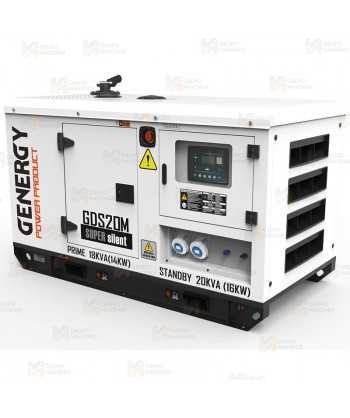 Grupo electrógeno diésel monofásico (20 KVA / 16.000W) Insonorizado