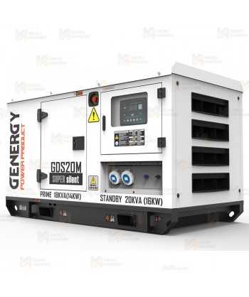Grupo electrógeno diésel monofásico (20 KVA / 16.000W) Insonorizado