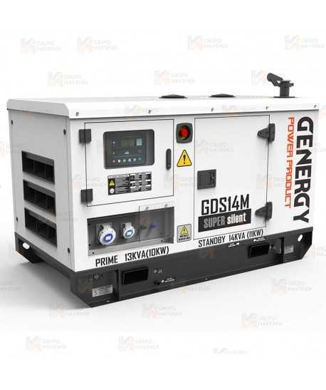 Grupo electrógeno diésel monofásico (14 KVA / 10.400W) Insonorizado