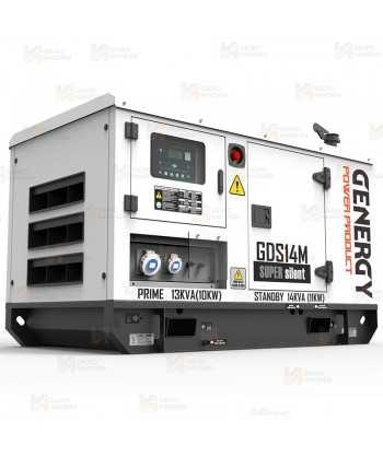 Grupo electrógeno diésel monofásico (14 KVA / 10.400W) Insonorizado
