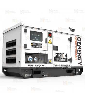 Grupo electrógeno diésel monofásico (10 KVA / 8.000W) Insonorizado
