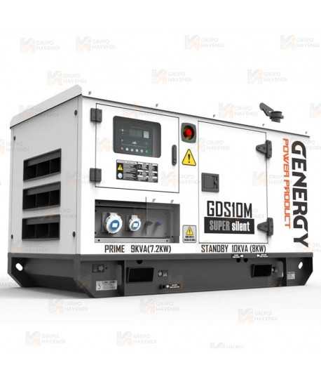 Grupo electrógeno diésel monofásico (10 KVA / 8.000W) Insonorizado