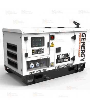 Grupo electrógeno diésel monofásico (10 KVA / 8.000W) Insonorizado