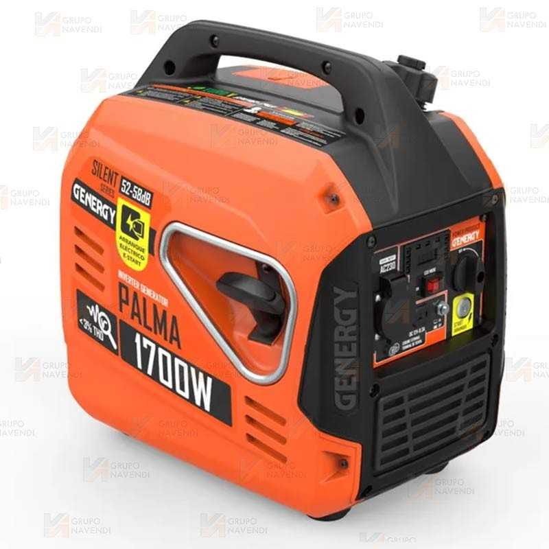 Generador monofásico Inverter profesional a gasolina 4T (1.700W)