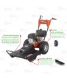 Desbrozadora con motor a gasolina de 14,5 HP motor Briggs Stratton