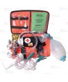 Bolsa de emergencias M420 con botella recargable de oxígeno medicinal